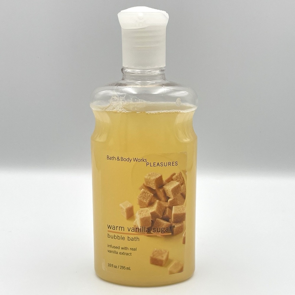 Bath and Body Works Pleasures Warm Vanilla Sugar Shower Gel Wash 10 oz New
